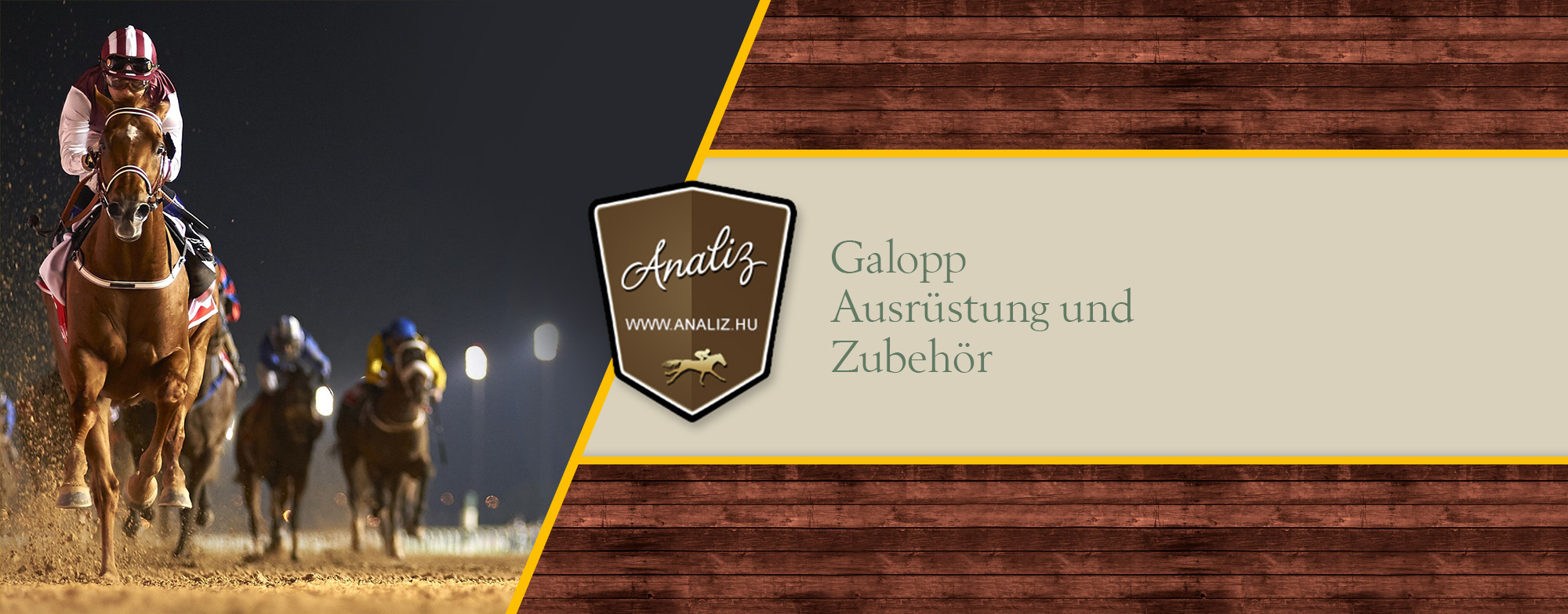 Galopp Ausrüstung und Zubehör